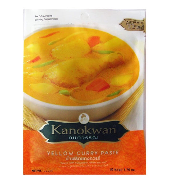 Kanokwan Yellow Curry Paste 50g - Asian Online Superstore UK