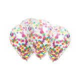 Hip Hip Hooray! Confetti Balloons - Multi Coloured (10 Pack)