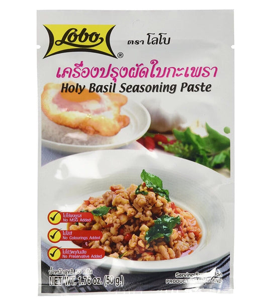 Lobo Thai Holy Basil Seasoning Paste 50g - Asian Online Superstore UK