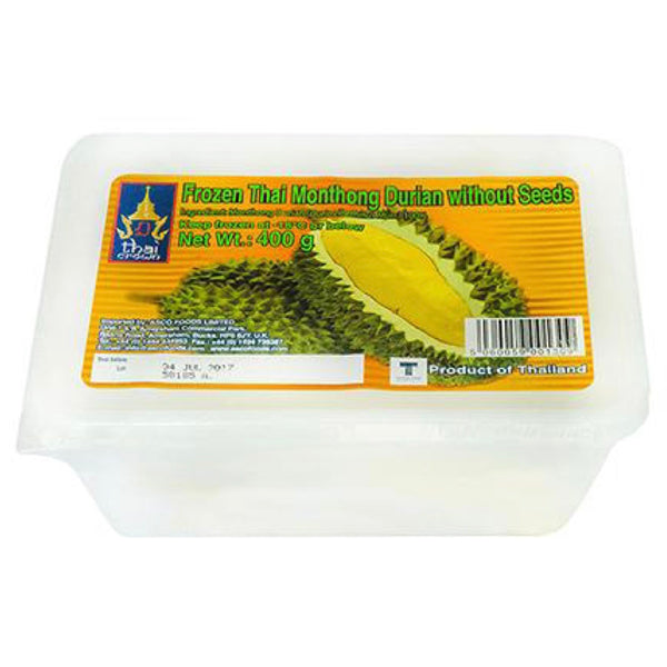 Thai Crown Frozen Monthong Durian Without Seed 400g - AOS Express