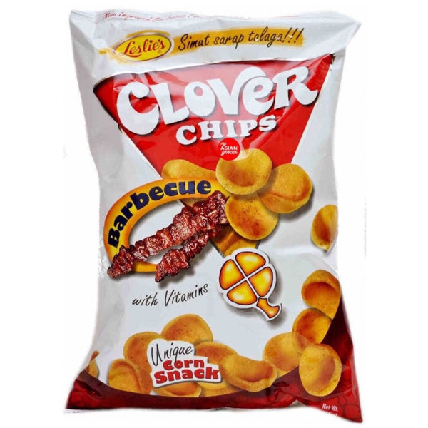 Leslies Clover Chips Barbecue 145g - Asian Online Superstore UK