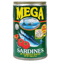 Mega Sardines in Tomato Sauce 155g - AOS Express