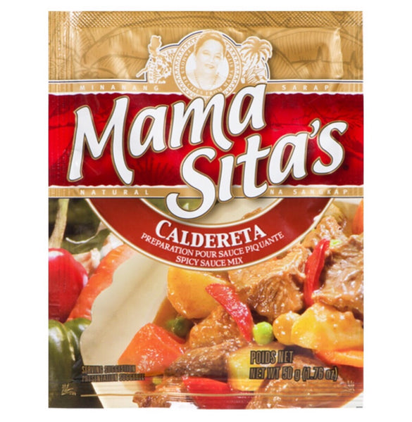 Mama Sita’s Caldereta Mix (Spicy Sauce Mix) 1Box(24x50g) 1.2kg - AOS Express