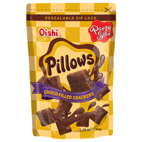 Oishi Pillows Choco-Filled Crackers (Resealable) 150g - AOS Express