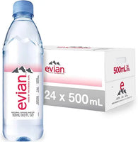 Evian Natural Mineral Water 24x500ml