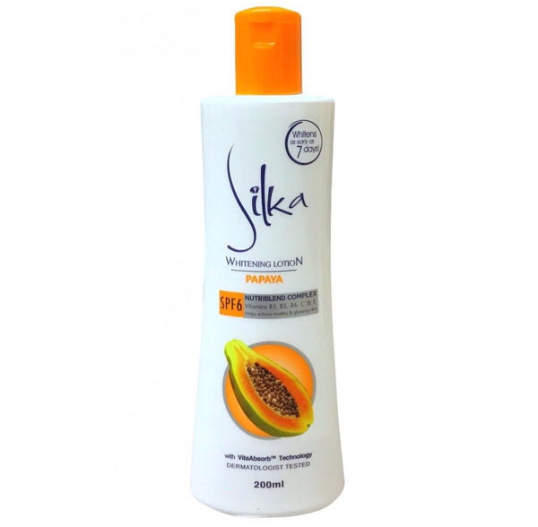 Silka Papaya Skin Lightening Lotion 200ml - AOS Express