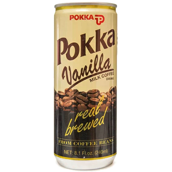 Pokka Vanilla Coffee Drink (Real Brewed) 240ml - AOS Express