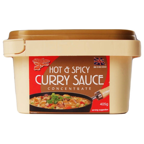 Goldfish Hot & Spicy Curry Sauce (Concentrate) 405g - AOS Express