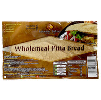 Leicester Bakery Wholemeal Pitta Bread (6’s) 420g - AOS Express