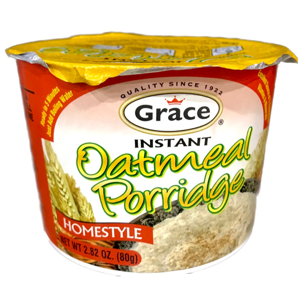Grace Instant Oatmeal Porridge (Homestyle) 80g - AOS Express