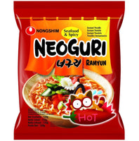 Nongshim Neoguri Ramyun Hot Instant Noodle (Seafood & Spicy) 120g - AOS Express