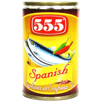 555 Spanish Style Sardines in Soybean Oil 155g - Asian Online Superstore UK