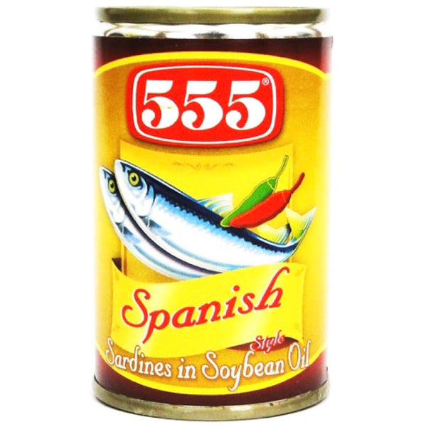555 Spanish Style Sardines in Soybean Oil 155g - Asian Online Superstore UK