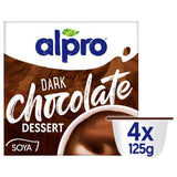 Alpro Dark Chocolate Soya Dessert 4x125g - AOS Express