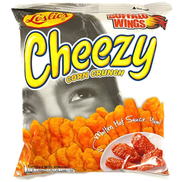 Leslie’s Cheezy Corn Crunch - Buffalo Wings 70g - AOS Express