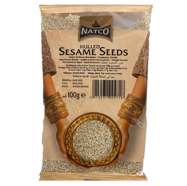 Natco Sesame Seeds Hulle 100g - Asian Online Superstore UK