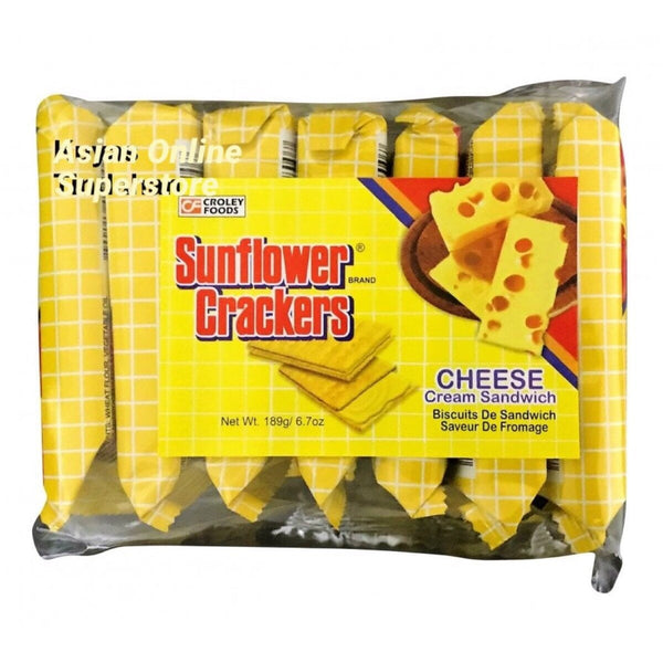 Sunflower Crackers Cheese Cream Sandwich (7x27g) 189g - Asian Online Superstore UK