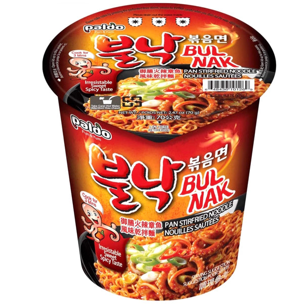 Paldo Bulnak Stir-fried Cup Noodles (Sweet & Spicy) 70g - AOS Express