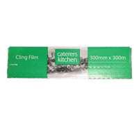 Caterers Kitchen Cling Film (300mm x 300mm) - AOS Express