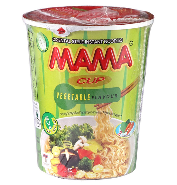 Mama Cup Noodle Vegetable Flavour 70g - Asian Online Superstore UK
