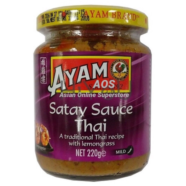 Ayam Thai Satay Sauce with Lemongrass 220g - Asian Online Superstore UK