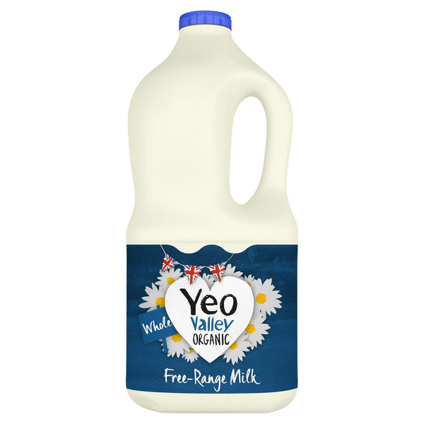 Yeo Valley Organic Free-Range Whole Milk 2L - AOS Express