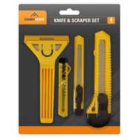 Handy Home Knife & Scraper Set 4pc