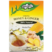 Dalgety Honey & Ginger Herbal Tea 72g - AOS Express