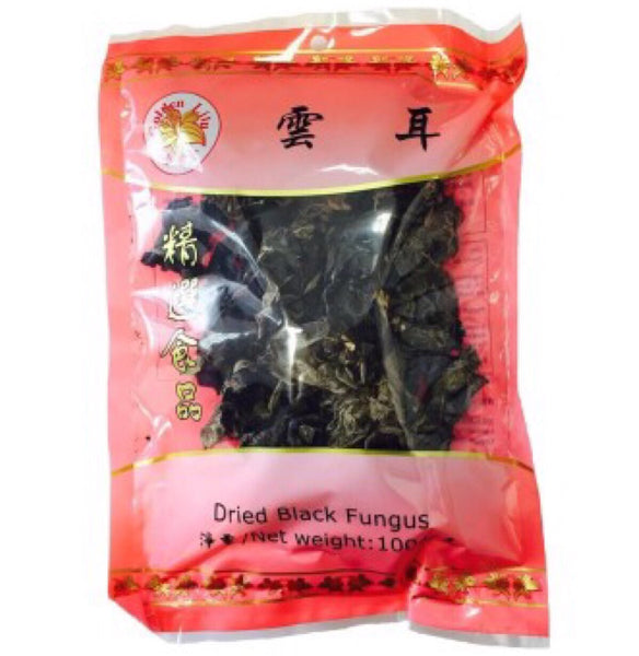 Golden Lily Chinese Dried Fungus (Muk Yee) 30x100g - Asian Online Superstore UK