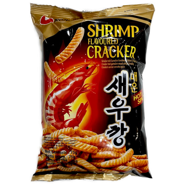 Nongshim Shrimp Flavoured Hot & Spicy Cracker 75g - AOS Express