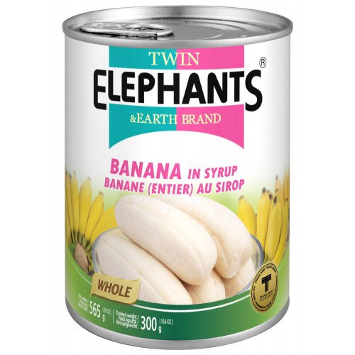Twin Elephants Banana in Syrup 565g - Asian Online Superstore UK