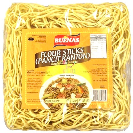 BUENAS Flour Sticks (Pancit Kanton/Canton) 454g - AOS Express