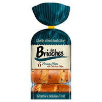 Les Brioches Brioche Rolls with chocolate (6S) 192g