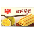 Chun Guang Durian Wafer Rolls 105g - AOS Express