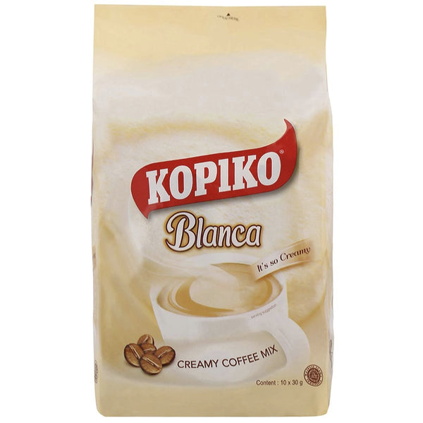 Kopiko Blanca Creamy Coffee Mix (10x30g/Sachet) - Mayora 300g - AOS Express