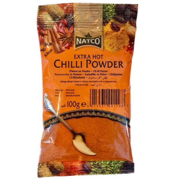 Natco Extra Hot Chilli Powder 100g - Asian Online Superstore UK