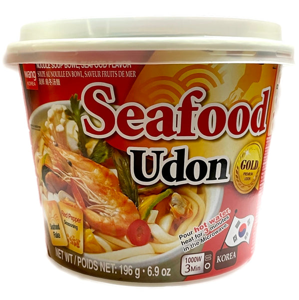 Wang Seafood Udong Gold Instant Noodle Soup Bowl (Haemul) 