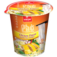 Vifon Pho Chicken Flavour Instant Cup Rice Noodle (Pho Ga) 60g - AOS Express