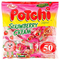 Potchi Strawberry Cream Candy 135g - AOS Express