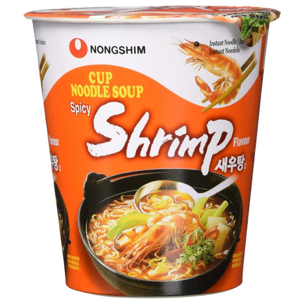 Nongshim Spicy Shrimp Flavour Cup Noodle Soup 67g