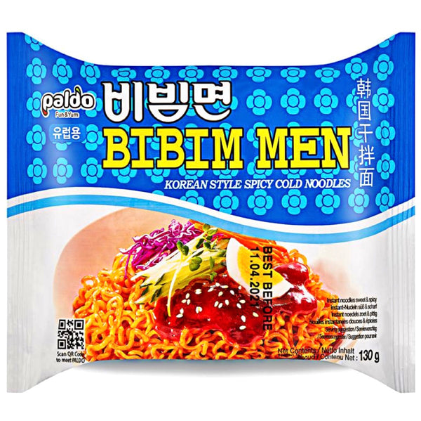 Paldo Bibim Men Instant Noodles (Spicy Cold Noodles) 130g - AOS Express