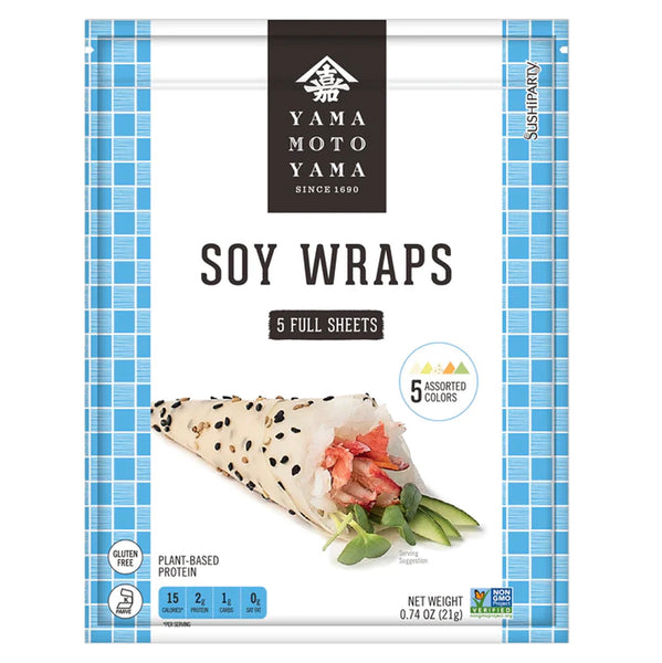 Outdated: (YMY) Yamamoto Yama Soy Wraps 5 Assorted Colors (10 Half Sheets) 21g (BBD: 13-12-23)