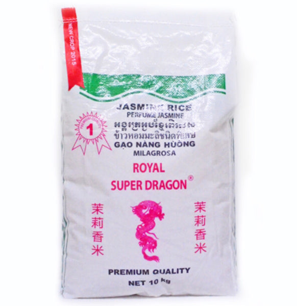 Royal Super Dragon Jasmin Rice 10kg - Asian Online Superstore UK