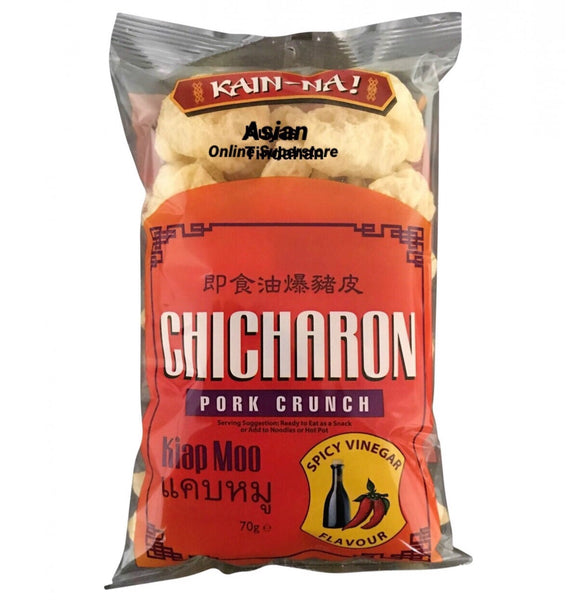 Kain-Na Chicharon Pork crunch Spicy Vinegar 70g - Asian Online Superstore UK