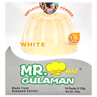 Mr. Gulaman Unflavored Jelly Powder - White (10x24g Packs) 240g - AOS Express