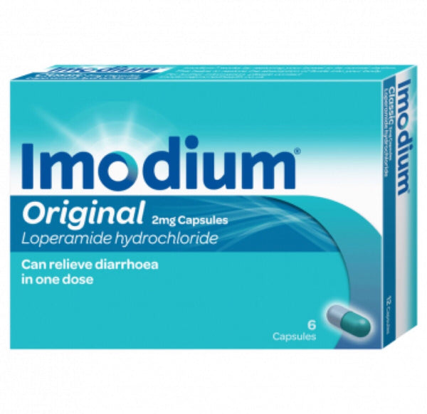 Imodium Capsules 6 Caplets 2mg - Asian Online Superstore UK