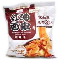AK BaiJia A-Kuan Broad Noodle Hot & Sour  Flavour 115g