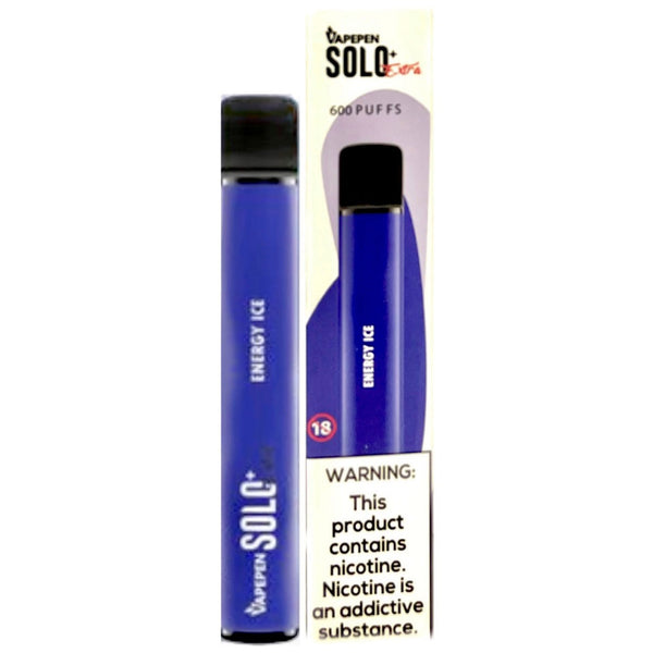 Solo+ Extra Energy Ice Disposable Vape Device 1pc