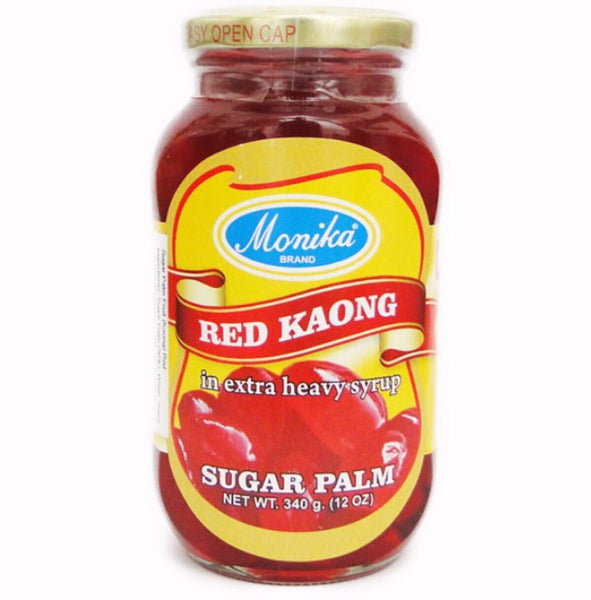 Monika Red Kaong (Preserves Sugar Palm Fruit) 340g - AOS Express