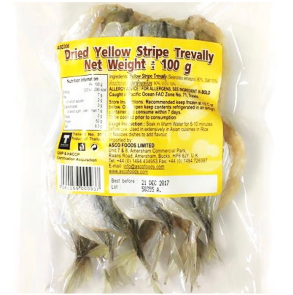 Asian Seas Dried Yellow Stripe Trevally (Danggit) 100g - AOS Express
